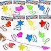 CHHOEAV Christmas Sticky Hands Bulk 36 Pcs Xmas Styles Stretchy Toys for Kids Boys Girls Pinata Fillers Christmas Stocking Stuffers Party Favors Gifts - Image 2
