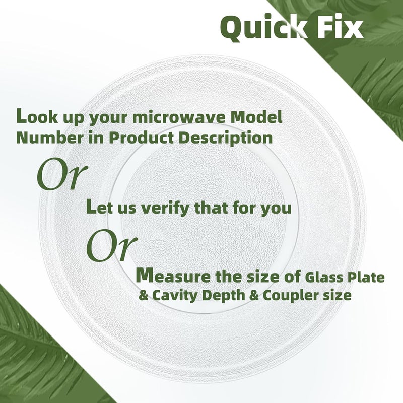 Gemroom 15.5" Microwave Plate For GE Microwave Glass Plate Replacement WB49X690 WB49X10031 Compatible With 15 1/2 inch Samsung Mcirowave Plate DE74-20019A - Image 4