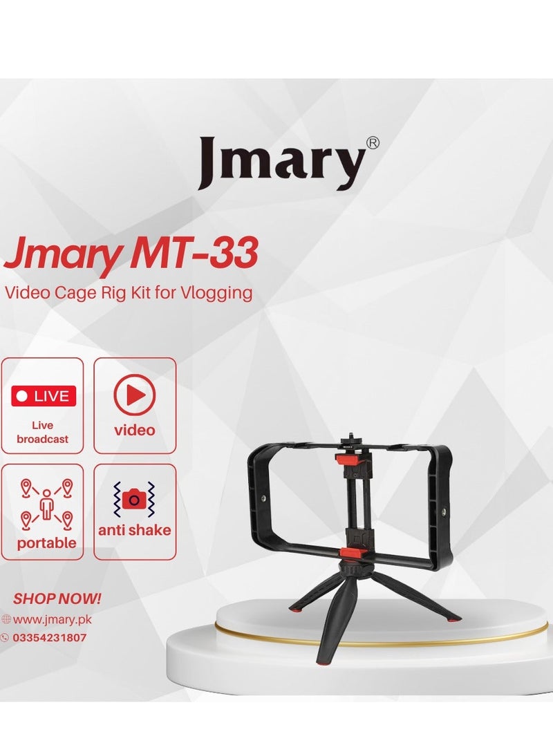 Jmary MT-33 Video Cage Rig Kit for Vlogging - Image 3