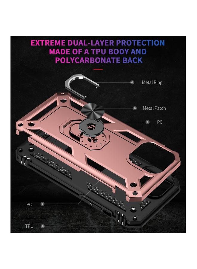 اس-توب جراب لهاتف iPhone 13 Pro Max مقاوم للصدمات مصنوع من مادة TPU + PC مع حامل دوار 360 درجة - Image 5
