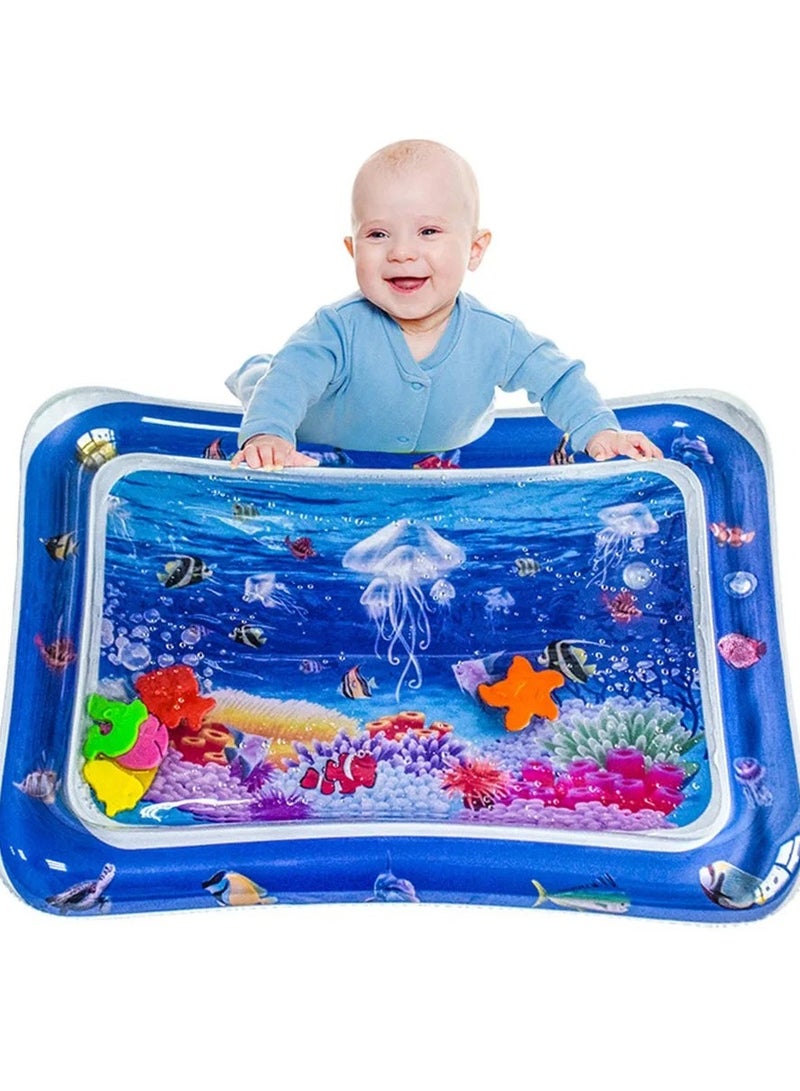 Inflatable Tummy Time Mat Premium Baby Water Play Mat - Image 1