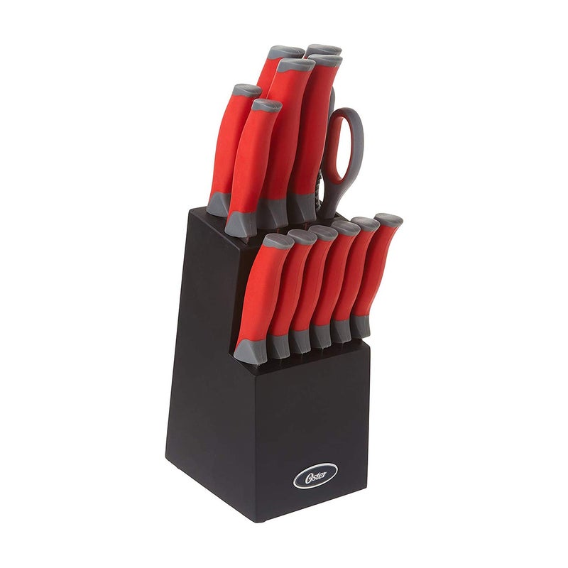 Oster Lindbergh 14 Piece Cutlery Set Red