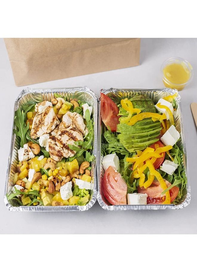 إس إن إتش باكينج عبوات المنيوم مستطيلة 3650 مل مع اغطية لوحية 50 قطعة - Image 2