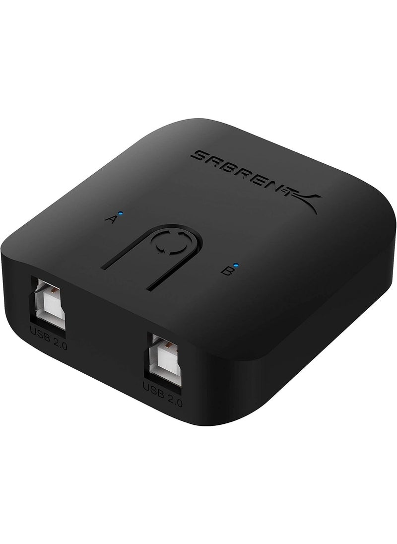 SABRENT Sabrent 2Port 4K Dual HDMI Sharing Switch  USB 20 Sharing Switch for Multiple Computers and Peripherals LED Device Indicators  - Image 3
