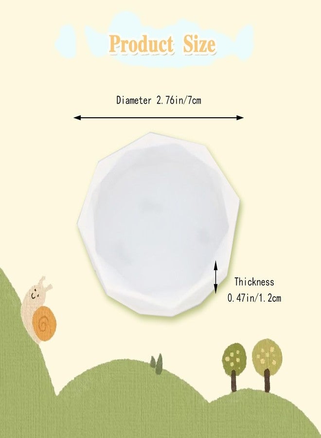 Tovyzalg Transparent Snail Catcher for Aquarium & Habitat - 2 Pack Silicone Snail Water Dish, Calcium Feeder Bowl, Hideout & Toilet | Safe Pet Habitat Accessories (M) - Image 3