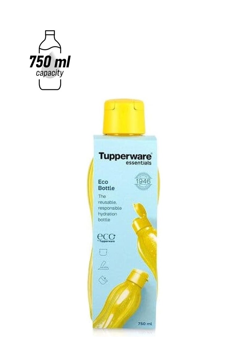 توبروير زجاجة إيكو بلاستيك سعة 750 مل لون أصفر - Image 1