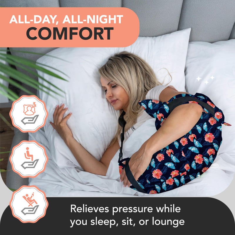 W&F HOME Shoulder Pillow for Pain Relief, Shoulder Surgery Pillow for Sleeping, Rotator Cuff Pillows, Rotator Cuff Surgery Must Haves, Post Shoulders Surgery Must Haves, Shoulders Support, Arm Support Pillows - Image 3
