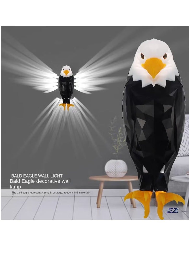 Gulf Trend Eagle Light Decorative Lamp – Kids Night Light & Mood Light – LED Wall Light with Remote Control – Magnetic, USB Rechargeable, Battery Powered – Removable Eagle LED Wall Mounted Light for Bedroom, Living Room, Hallway, Office - Image 2