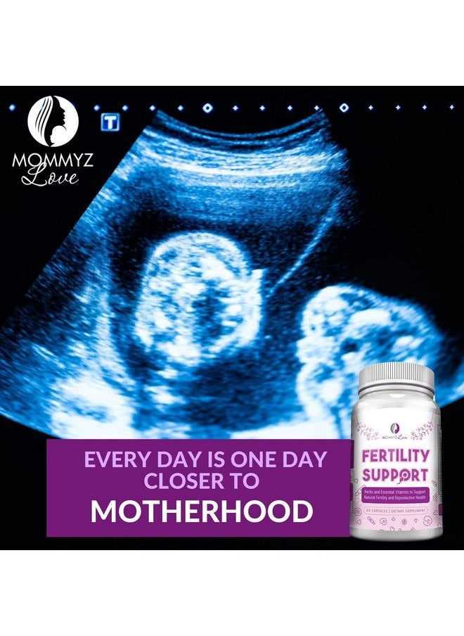 Mommyz Love - Myoinositol Conception Fertility Prenatal Vitamins For Healthy Ovarian Function & Egg Quality Prenatal Support And Hormonal Balance Vitex Folate Folic Acid Pills 60 Capsules - Image 1