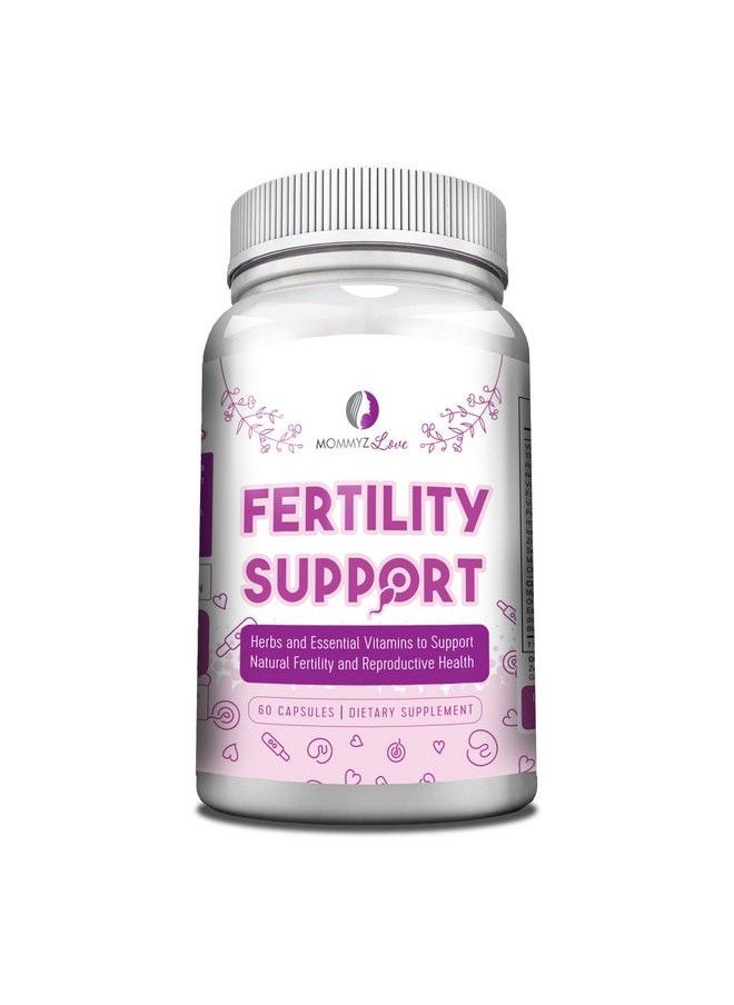 Mommyz Love - Myoinositol Conception Fertility Prenatal Vitamins For Healthy Ovarian Function & Egg Quality Prenatal Support And Hormonal Balance Vitex Folate Folic Acid Pills 60 Capsules - Image 1