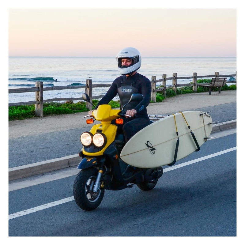 Moved By Bikes حاملات ألواح التزلج MBB، من Moved By Bikes، متوافقة مع الدراجات النارية أو الدراجات الكهربائية مع حوامل شحن أنبوبية، ألواح طويلة وألواح قصيرة وSUP - Image 2