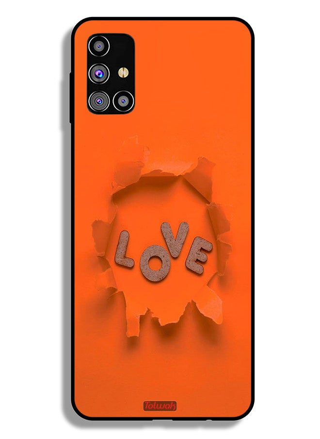 Tolwak - Samsung Galaxy M31s Protective Case Cover Love - Image 1
