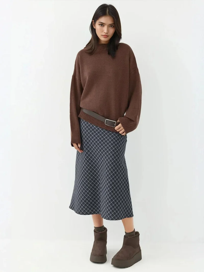 HICCUP Crew Neck Cozy Sweater