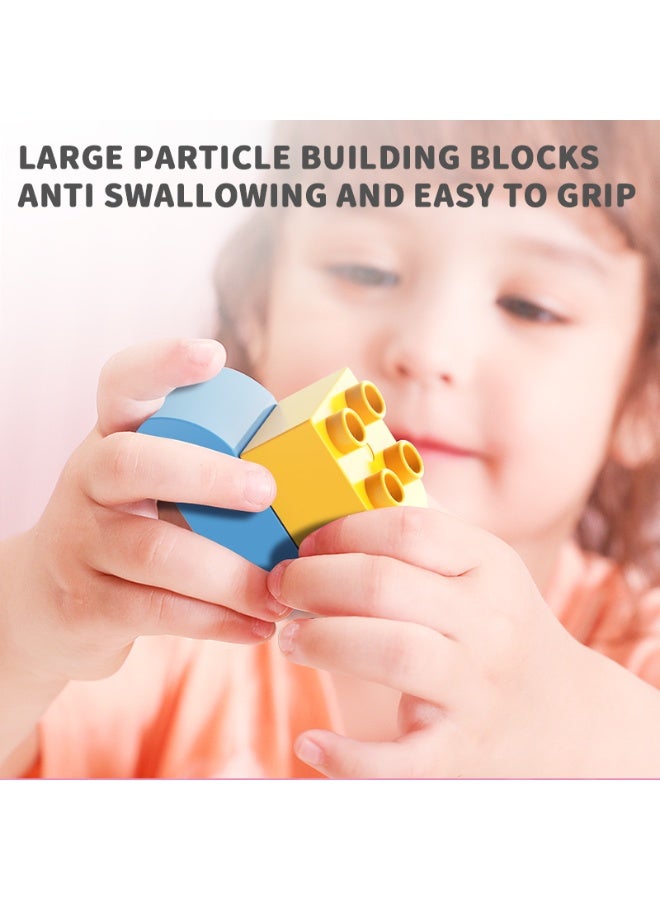 FEELO مجموعة كتل بناء قلعة الأميرة FEELO للأطفال | 43 قطعة | كتل خرافية كبيرة مع حصان وشخصيات حركة، لعبة بناء لسلسلة الفتيات للأطفال | للأعمار 3 سنوات فما فوق - Image 5