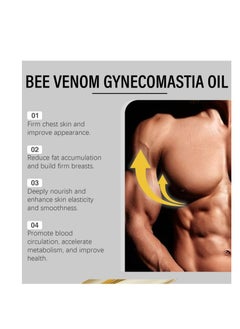 SOUTH MOON Men Therm Bee Venom Gynecomastia Heating Oil, Men Therm Bee Venom Oil for Strengthen The Chest Muscles 15ml  - Image 5