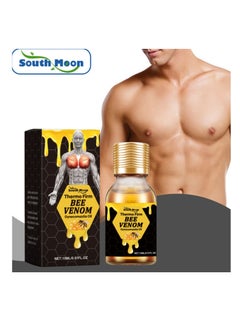SOUTH MOON Men Therm Bee Venom Gynecomastia Heating Oil, Men Therm Bee Venom Oil for Strengthen The Chest Muscles 15ml  - Image 1