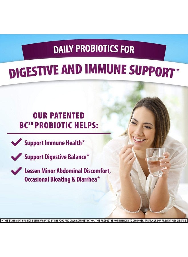 Digestive Advantage Probiotics For Digestive Health Daily Probiotics For Women & Men Support For Occasional Bloating Minor Abdominal Discomfort & Gut Health 30Ct Capsules - Image 3