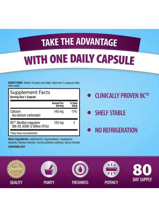 Digestive Advantage Probiotics For Digestive Health Daily Probiotics For Women & Men Support For Occasional Bloating Minor Abdominal Discomfort & Gut Health 30Ct Capsules - Image 5