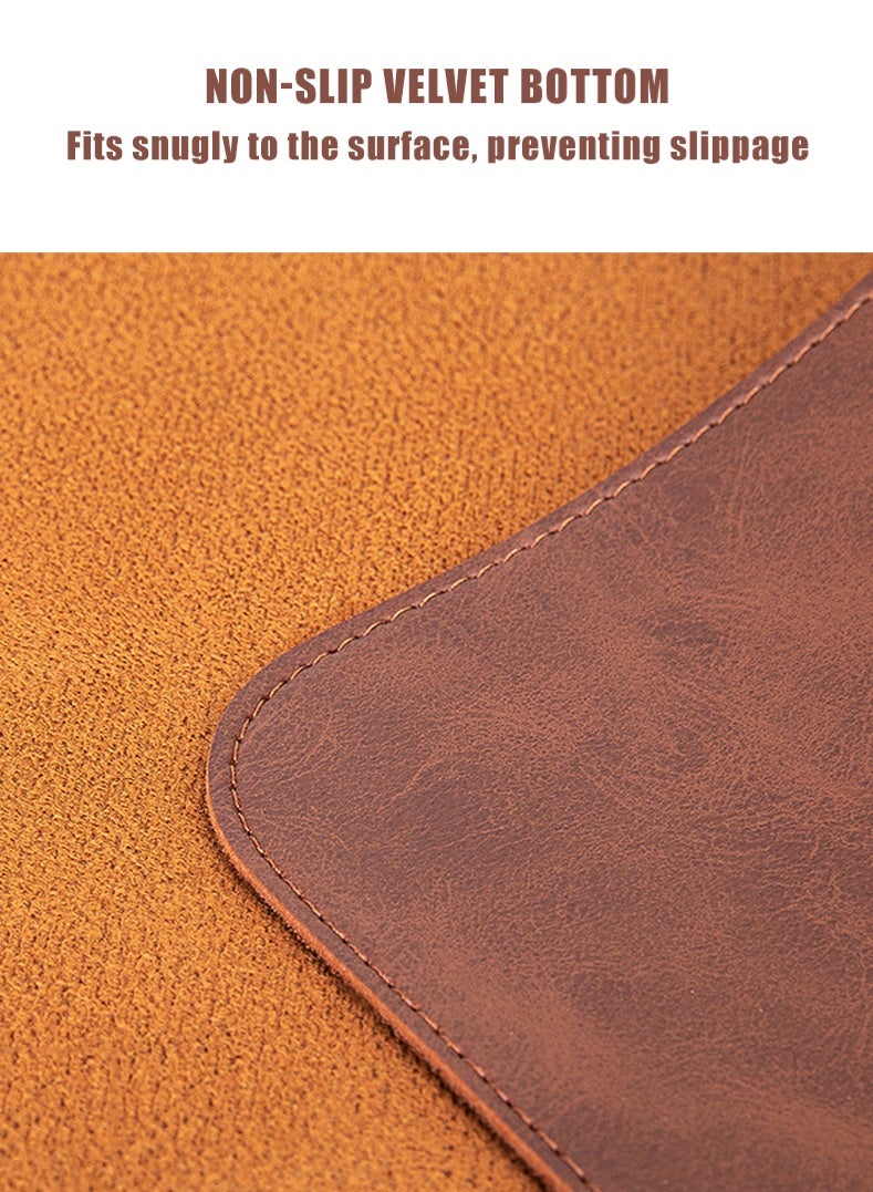 BiuTFon Computer Mouse Pad, Multifunctional Felt Desk Mat, Office Desk Mat 80cm X40cm Large Felt Mouse Pad, Extended Gaming Mouse Pad, Computer Desk Mat, Non-slip and Waterproof Office Desk Mat Protector - Image 4