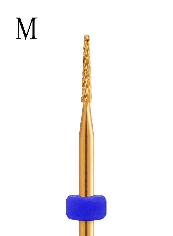 MIRACLE Nail Bits - 3/32" Small Cone Shape Needle End Head Nail Drill Bits for Manicure, Pedicure, Cuticle, and Gel Polishing (Medium) - Image 2