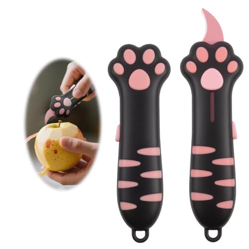 mgmooa Cat Paw Box Cutter 2026 Retractable Cat Box Cutter with Cute Paw-Shaped Handle, Cat Box Paper Cutter Multifunctional Utility Knife for Effortlessly Opening Boxes, Cartons, Packages and Sealing Tape - Image 2