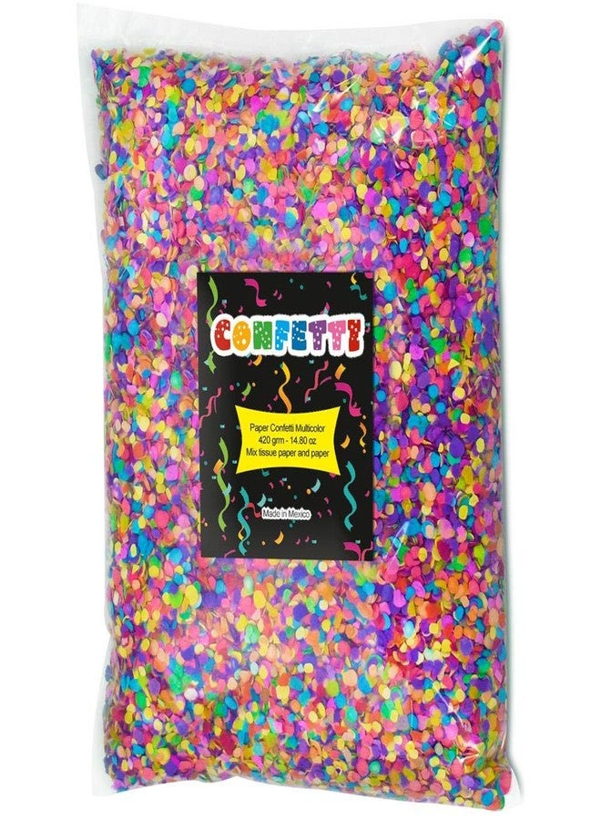 More Fiesta Mexican Paper Confetti, Bag with 420 grams - Perfect for Birthday Parties, Pinata filler, Easter Eggs (Cascarones), Wedding Toss, Fiesta Party Decor, Cinco de Mayo - Image 2