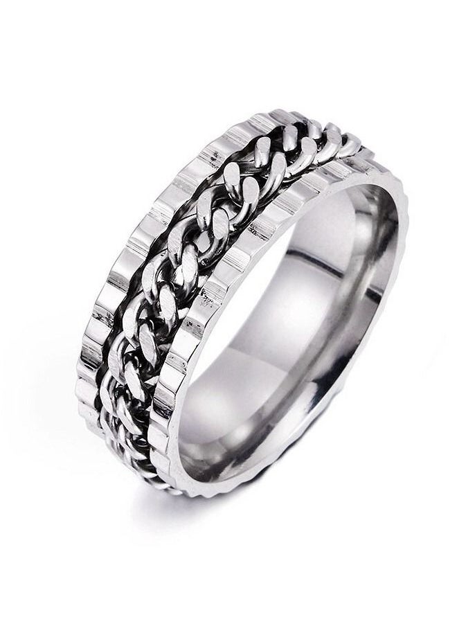 5esha - Chain Design Ring For Unisex - Image 1