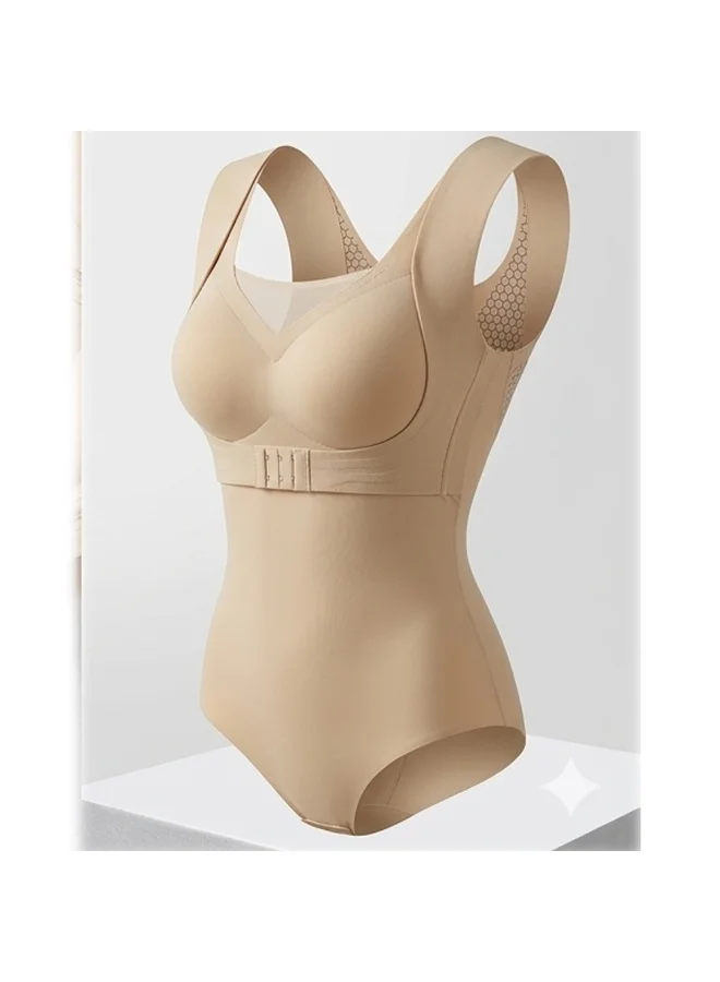 Caprisious  Women's Seamless Corrective Bodysuit with Honeycomb Breathable Panels for Women | Best Price UAE