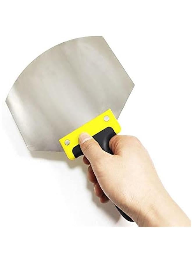 Arc-shaped spatula Shovel Plaster Paint Scraper Caulking Removal Putty Blade Construction Tool Filling Spatula Ash Shovel(1)  - Image 5