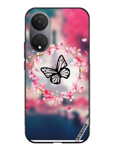 Protective Case Cover For Honor X7 Butterfly in Flower Ring Design Multicolour