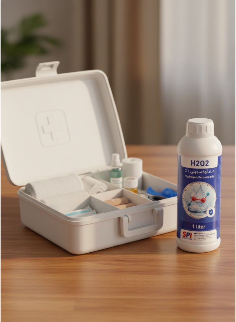 SPI Hydrogen peroxide 6% concentration, 1 liter volume - Image 3