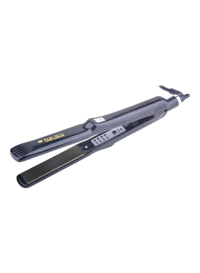 NIBEMINENT Professional Hair Straightener Black 28cm - Image 1