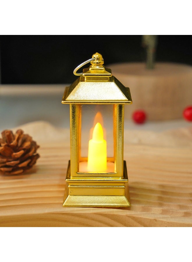 Ramadan Lantern, Ramadan Decorations Lights, Vintage LED Lantern Hollow Design Decorations for Ramadan Holiday Table Decor - Image 1