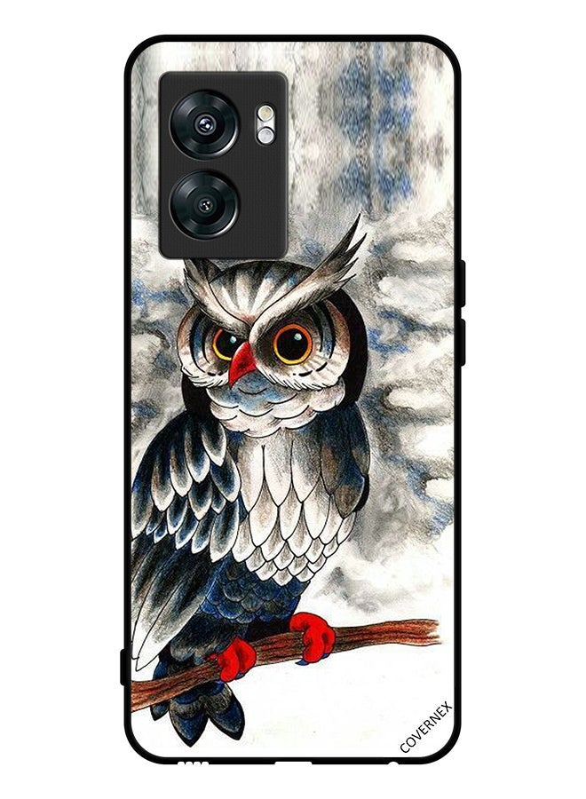 Covernex Protective Case Cover For OnePlus Nord N300 Owl Drawing Art - Image 1