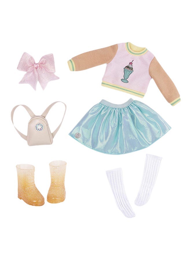 NIBEMINENT Sweet Dazzle Tutu And Sweater Deluxe Outfit Set  - Image 1