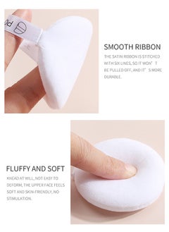 MAANGE 6 Pcs Makeup Sponge Set, Two Different Types Reusable Powder Puff, Soft Foundation Blending Sponge Flawless Wet and Dry Use  - Image 3