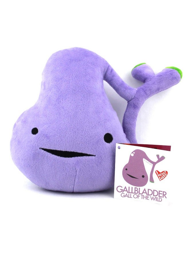 I Heart Guts Gallbladder Plush Toy - You’ve Got Gall! - 8" Educational Organ Stuffed Animals - Gallbladder Surgery Recovery Gifts, Ideal for Doctors, Nurses, Graduation - Image 3