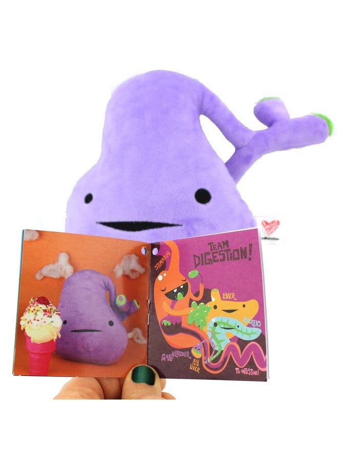 I Heart Guts Gallbladder Plush Toy - You’ve Got Gall! - 8" Educational Organ Stuffed Animals - Gallbladder Surgery Recovery Gifts, Ideal for Doctors, Nurses, Graduation - Image 5
