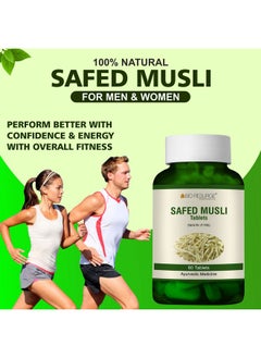 BIO RESURGE LIFE BIO RESURGE LIFE Bio Resurge Safed Musli Tablets | Exctract Of Safed Musli For Energy & Stamina In Men & Women Body | 750 Mg (60 Tablets)  - Image 3