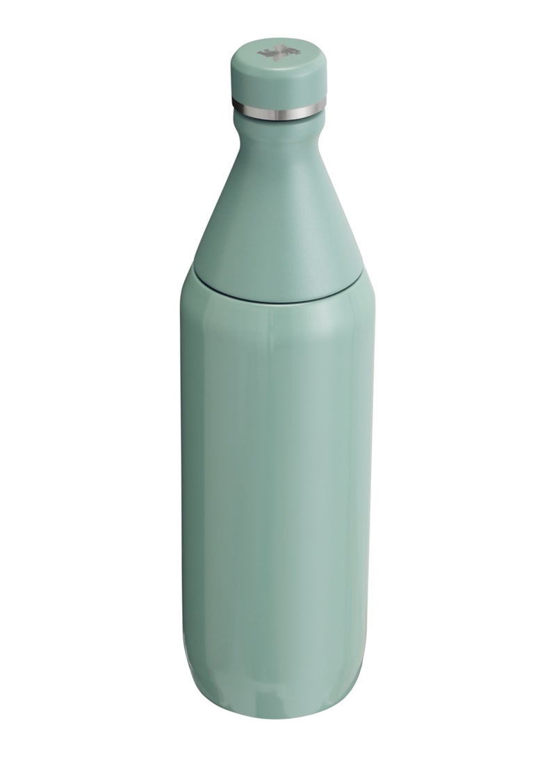 Stanley The All Day Slim Bottle 591Ml / 20Oz  Slim & Stylish Stainless Steel Insulated Water Bottle With Double-Wall Vacuum Insulation, Leakproof Design, Bpa-Free, Dishwasher Safe, Car Cup Holder Compatible, Eco-Friendly Recycled Steel, Keeps Drinks Ice-Cold For Hours  Perfect For Work, Travel, Sports & Everyday Hydration - Image 2