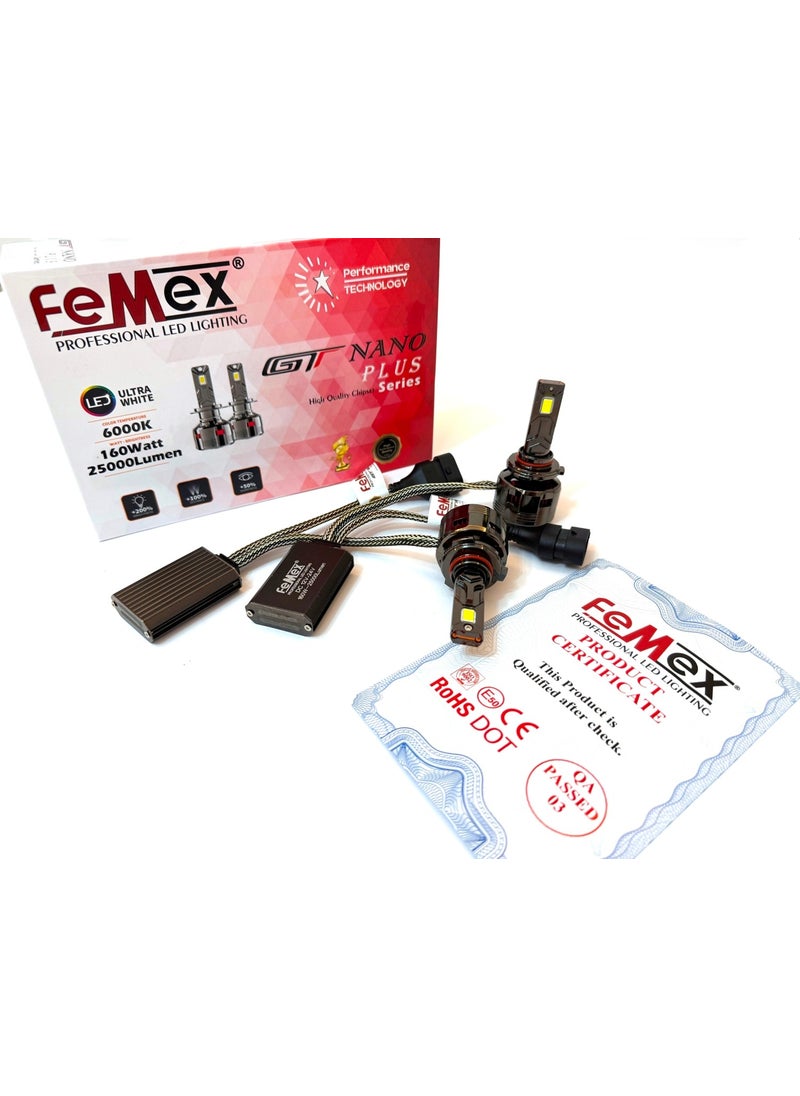 Femex GT Nano Plus Csp Lumiled Royal Chipset Radiator Cooled HB3 9005 LED Xenon LED Headlight  - Image 3