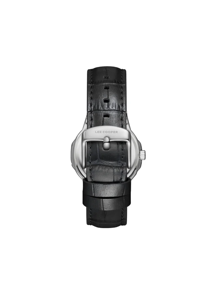لي كوبر LEE COOPER LC08107.351 Women's Analog Display Watch & Leather Strap Black