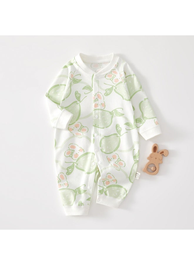 بدلة قطنية للأطفال حديثي الولادة - ملابس ربيعية وخريفية