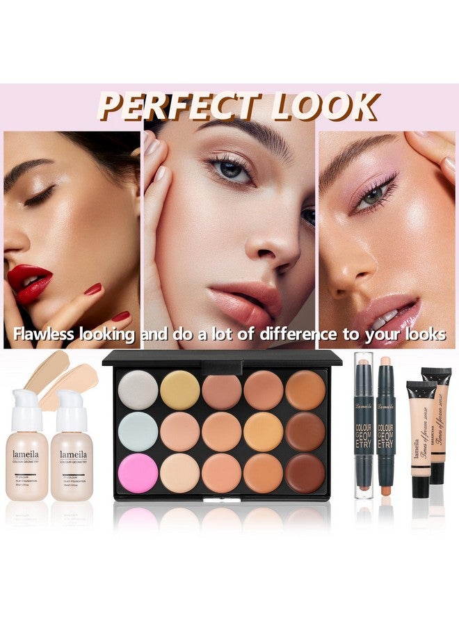 KAVCENT Makeup Set Makeup Kit For Women Full Kit Makeup Sets For Teens Make Up Set For Women Gift Eyeshadow Palette Lipgloss Foundation Concealer Makeup Brushes Makeup Kit For Teens Teenager - Image 5