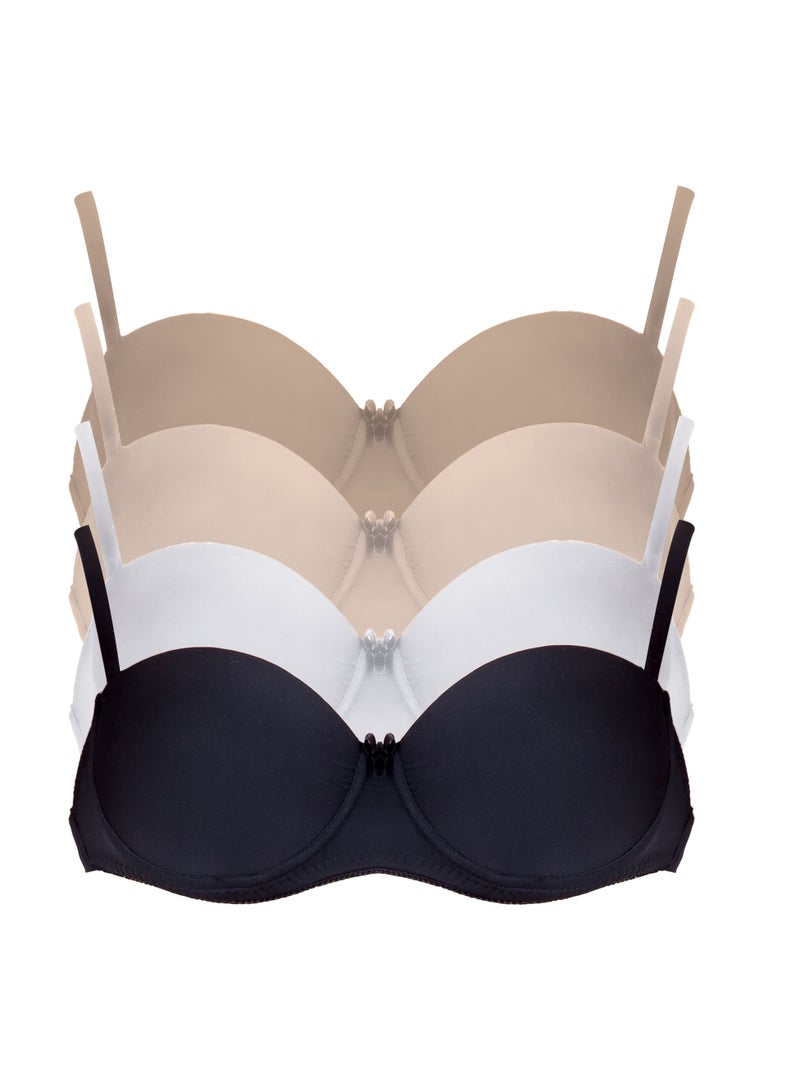 Dadoush Women's Push Up Padded Bra with Support Wires combines comfort and support - Image 2