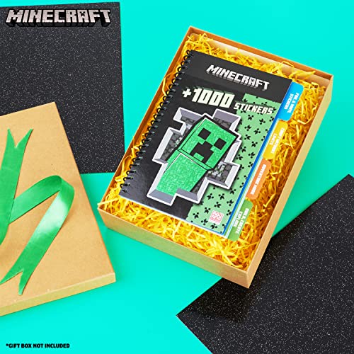 Minecraft Sticker Book for Kids - 28 Sheets, Over 1000 Creeper Collector Stickers for Scrapbooking, Creative Activity Set, Gamer Gifts for Boys - Image 2