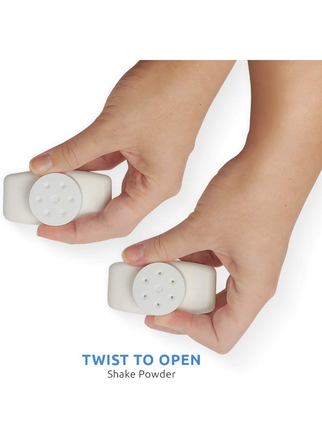 Comfort Zone Miconazorb Antifungal Powder, Talc-Free, Miconazole Nitrate 2%, For Treatment Of Athlete's Foot, Jock Itch And Ringworm, 2.5oz (71g) (3 Pack) - Image 5