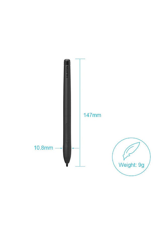 HUION - PW201 Digital Pen Battery-free Digital Pen with 2 Programmable Buttons for H430P Graphic Tablet - Image 1