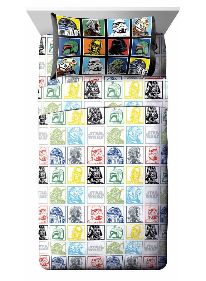 Jay Franco Star Wars Classic 3 Piece Twin Sheet Set - Image 1