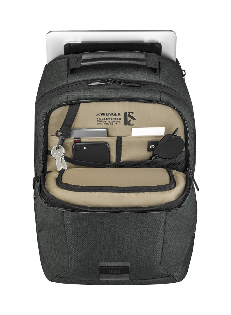 Wenger Mx Eco Professional 16 inch Laptop Backpack with Tablet Pocket Charcoal - 612261